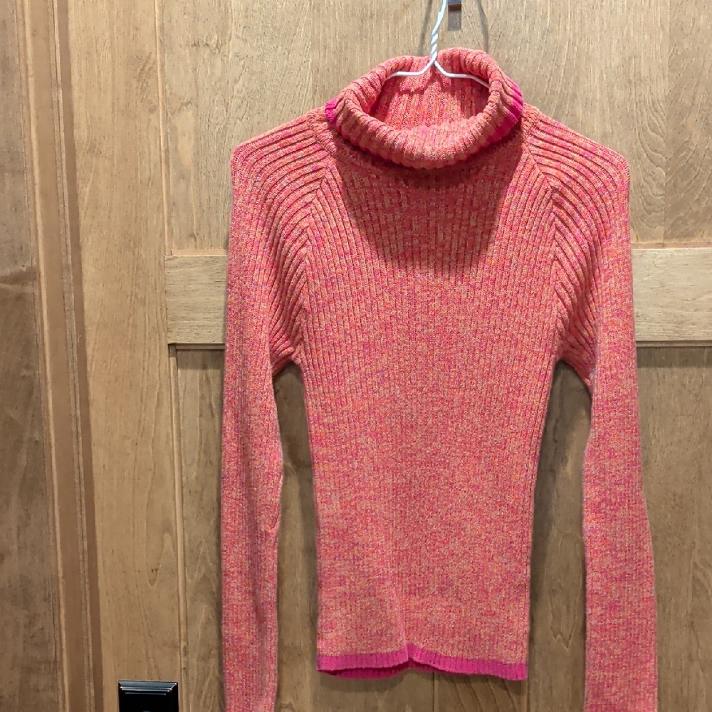 Calvin Klein Jeans Orange Turtleneck Sweater